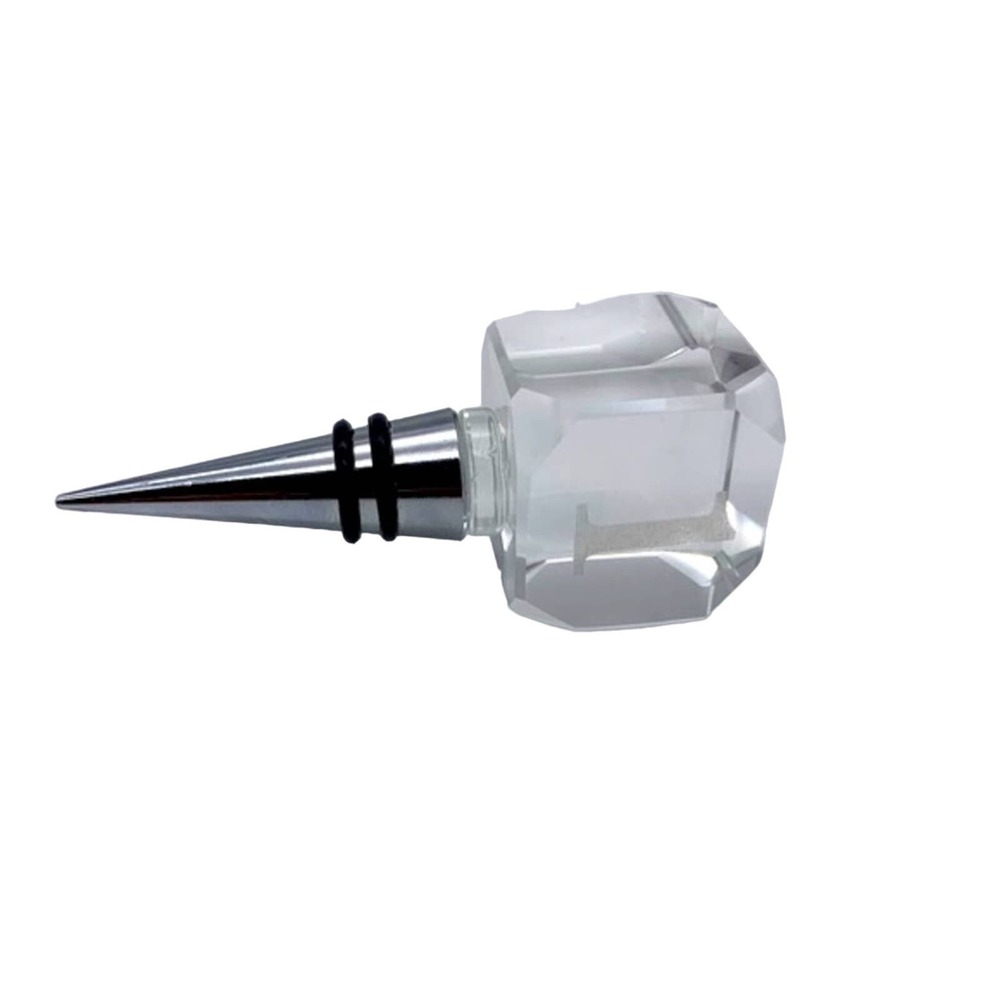 Clear Cube 1 Year Anniversary Wine Stopper